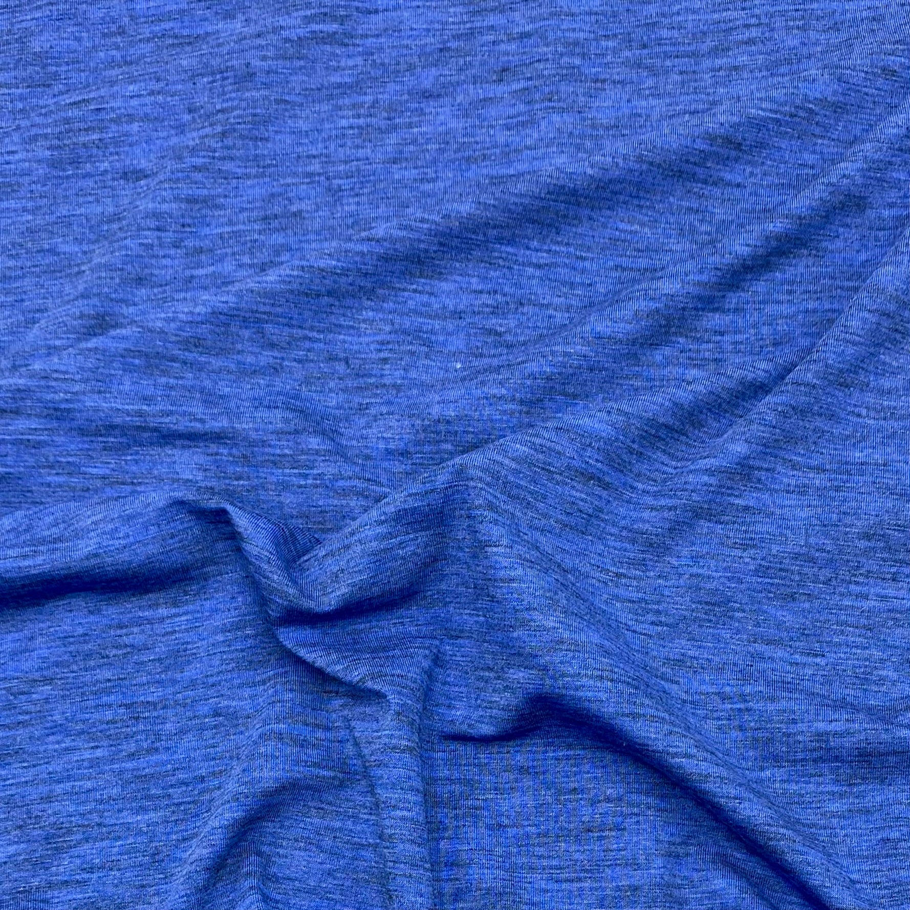 Cotton Jersey - Vintage Denim Melange (KJE1420)