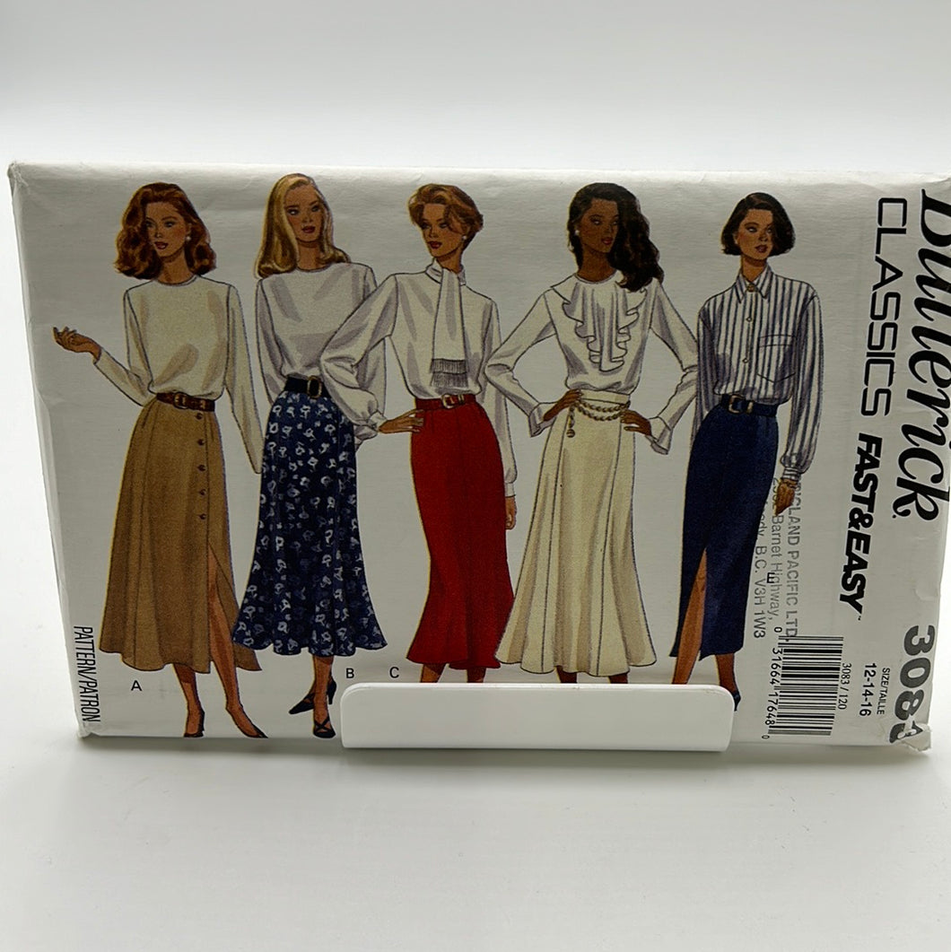 BUTTERICK Pattern, Misses Skirt (PBT3083)