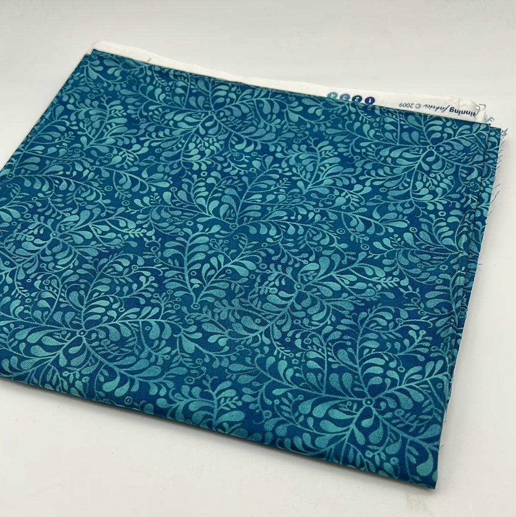In The Beginning Quilting Cotton, Teal & Blue (WQC1560)