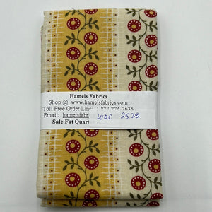 Quilting Cotton Fat Quarters, Various Colours  (WQC2517:2557)