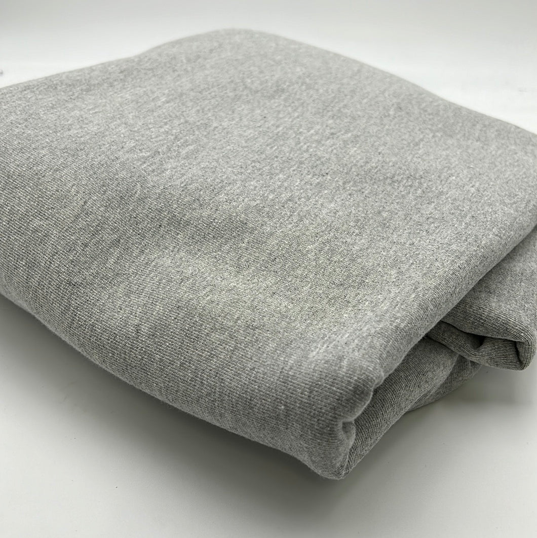 Cotton French Terry, Medium Grey (KFR0619)