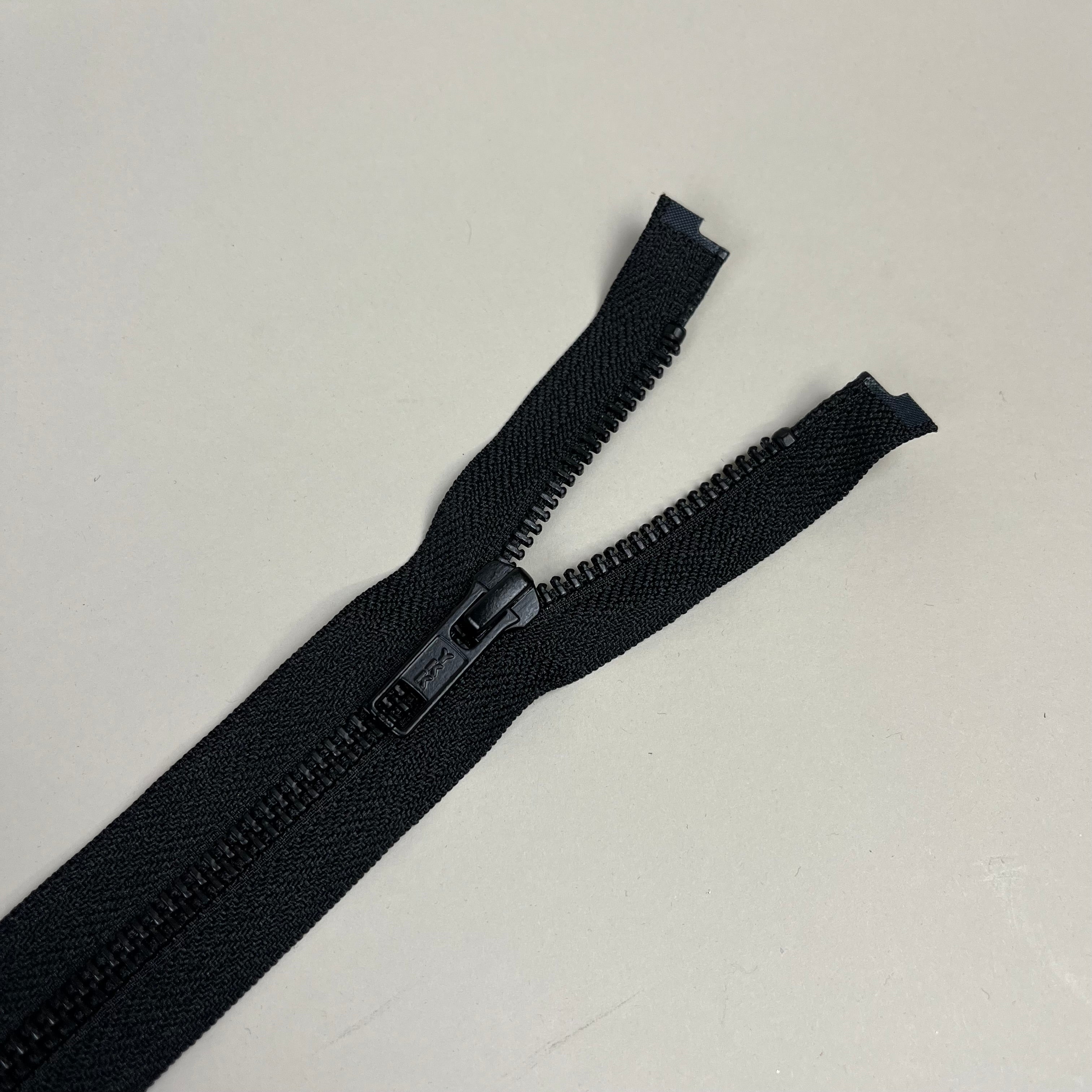 Two-Way Metal Zipper - Black 31.5" (NZP0384)