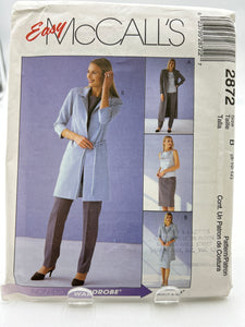 MCCALL'S Pattern, Misses' Outfit (PMC2872)