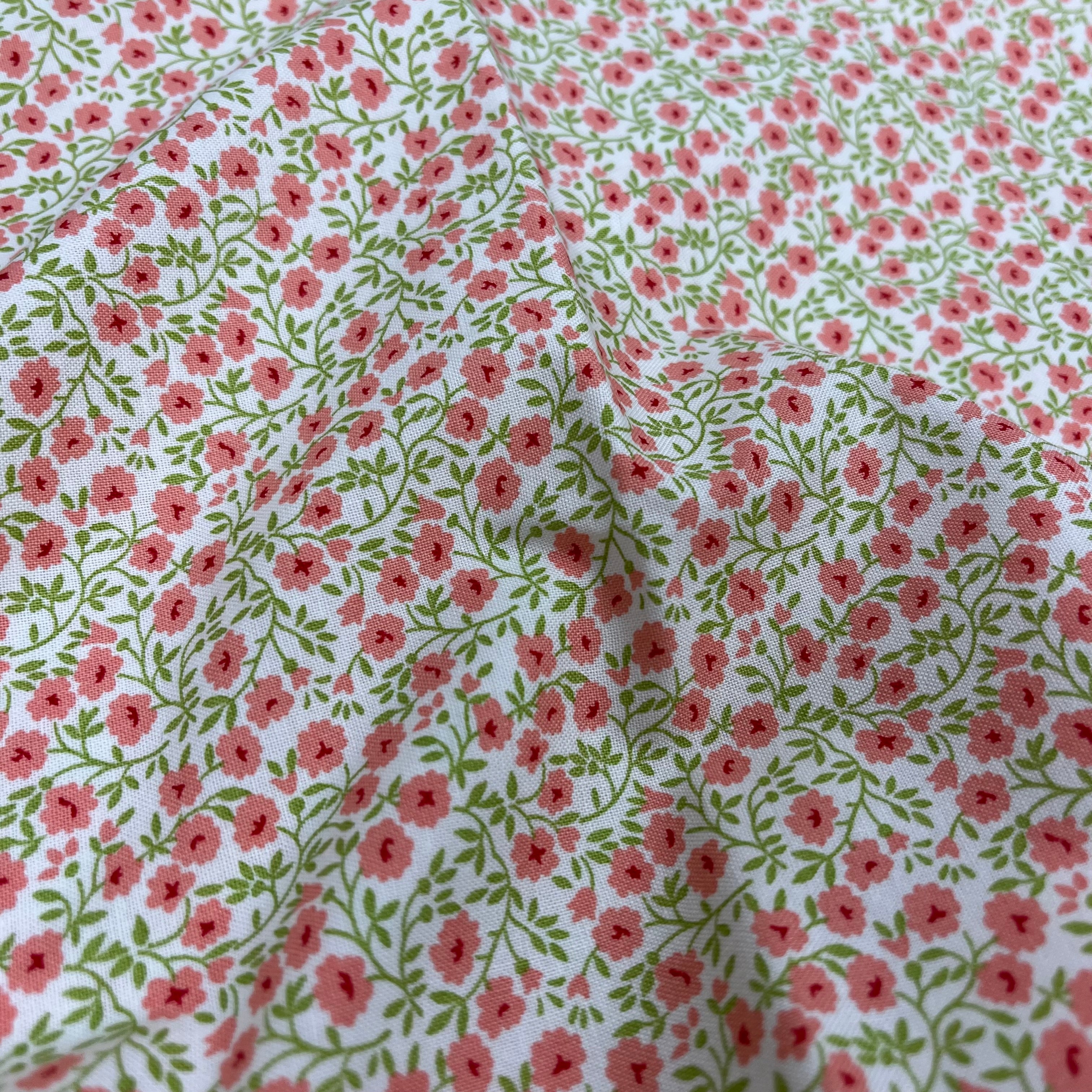 Quilting Cotton - Peachy Petals (WQC2980)