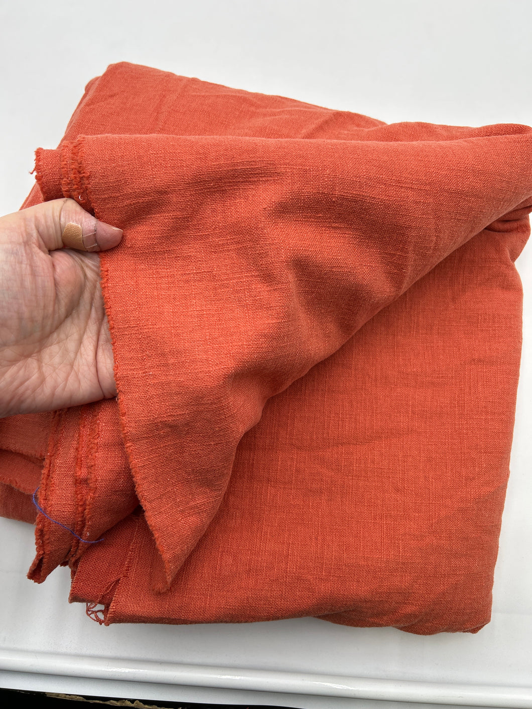 Linen Viscose Dress Weight, Burnt Orange (WDW2336)(WBW)
