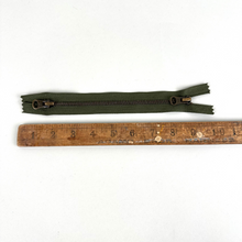 Load image into Gallery viewer, Two-Way Metal Zipper, Olive (19cm) (NZP0134)
