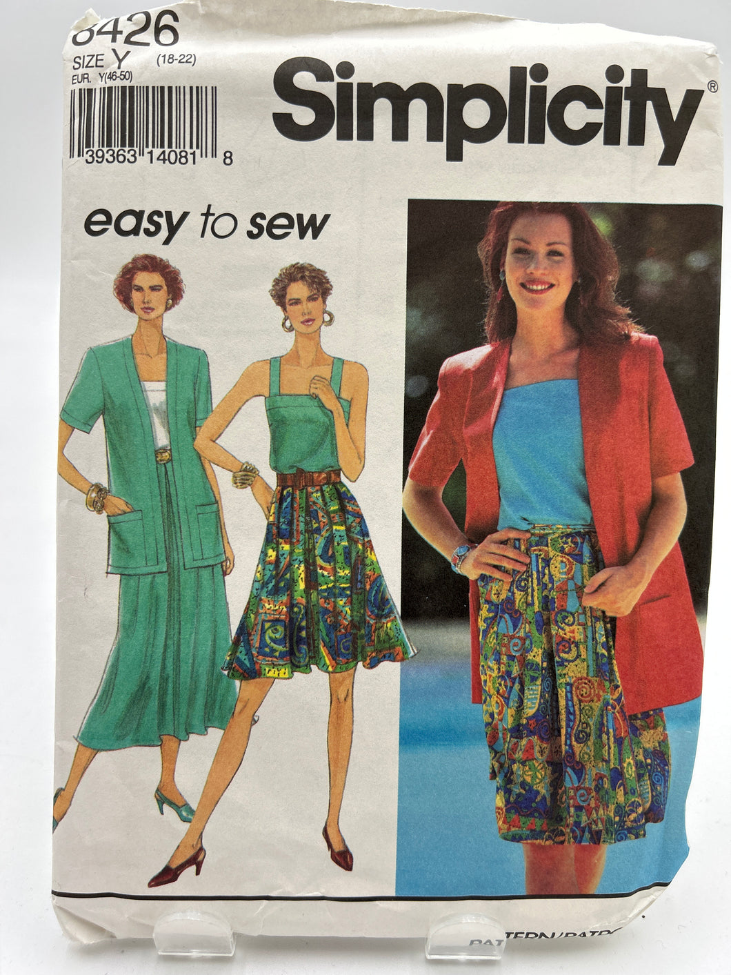 SIMPLICITY 20+ Pattern, Misses' Outfit (PSI8426)