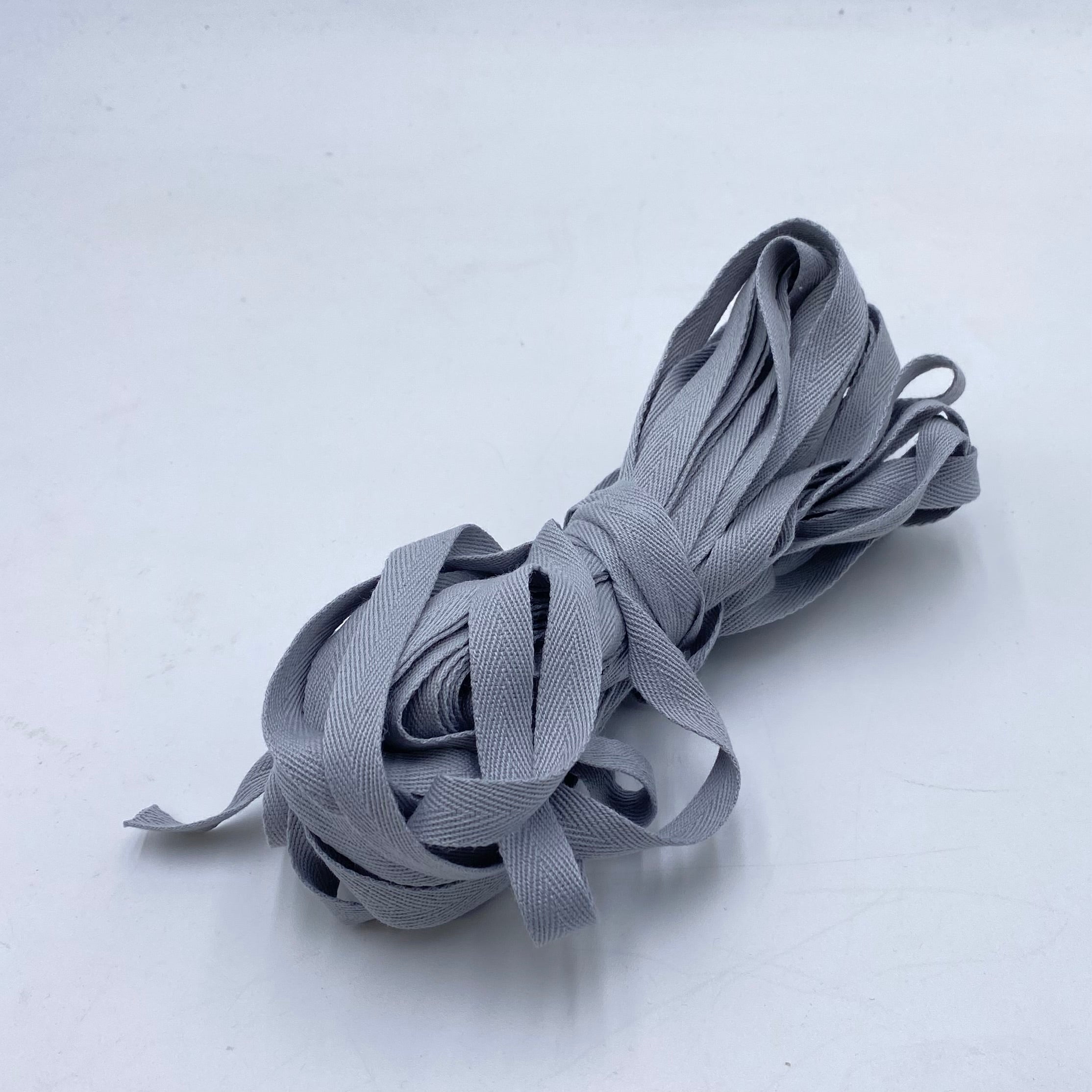 Cotton Twill Tape - Light Grey - 15m Bundle (NXX1756)