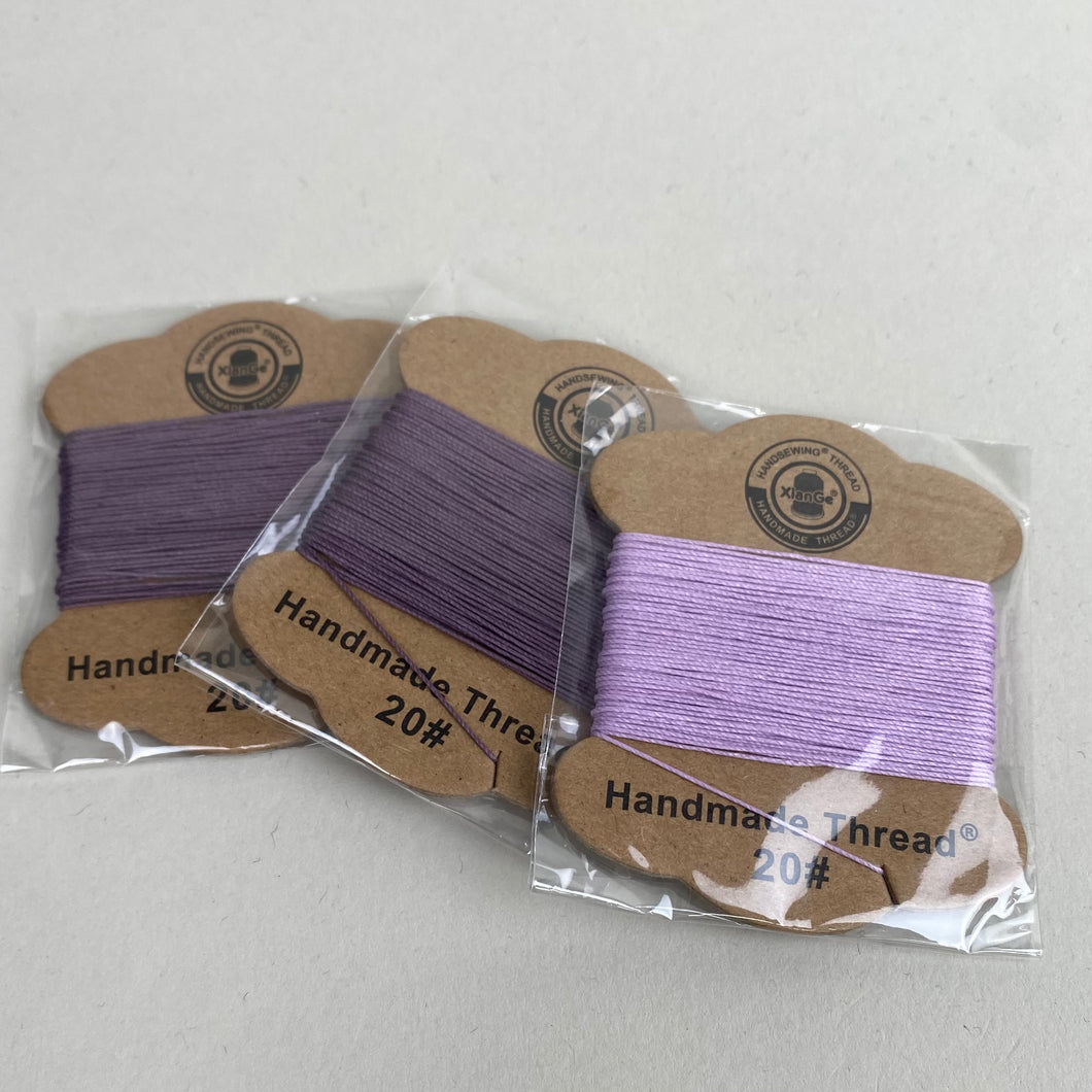 Handmade Hand Sewing Thread 20# -  Lavender Mix (NXX1608)