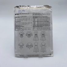Load image into Gallery viewer, McCall&#39;s Pattern - Tops and Dresses M7627 (NPA0136)
