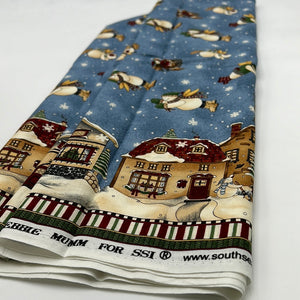 Quilting Cotton, Blue Woodland Christmas (WQC2131)