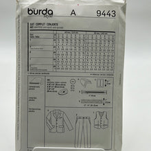 Load image into Gallery viewer, BURDA Pattern, Childrens&#39; Jacket, Vest &amp; Pants (PBR9443)
