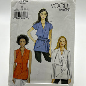 VOGUE Pattern, Misses' Tops (PVO8979)