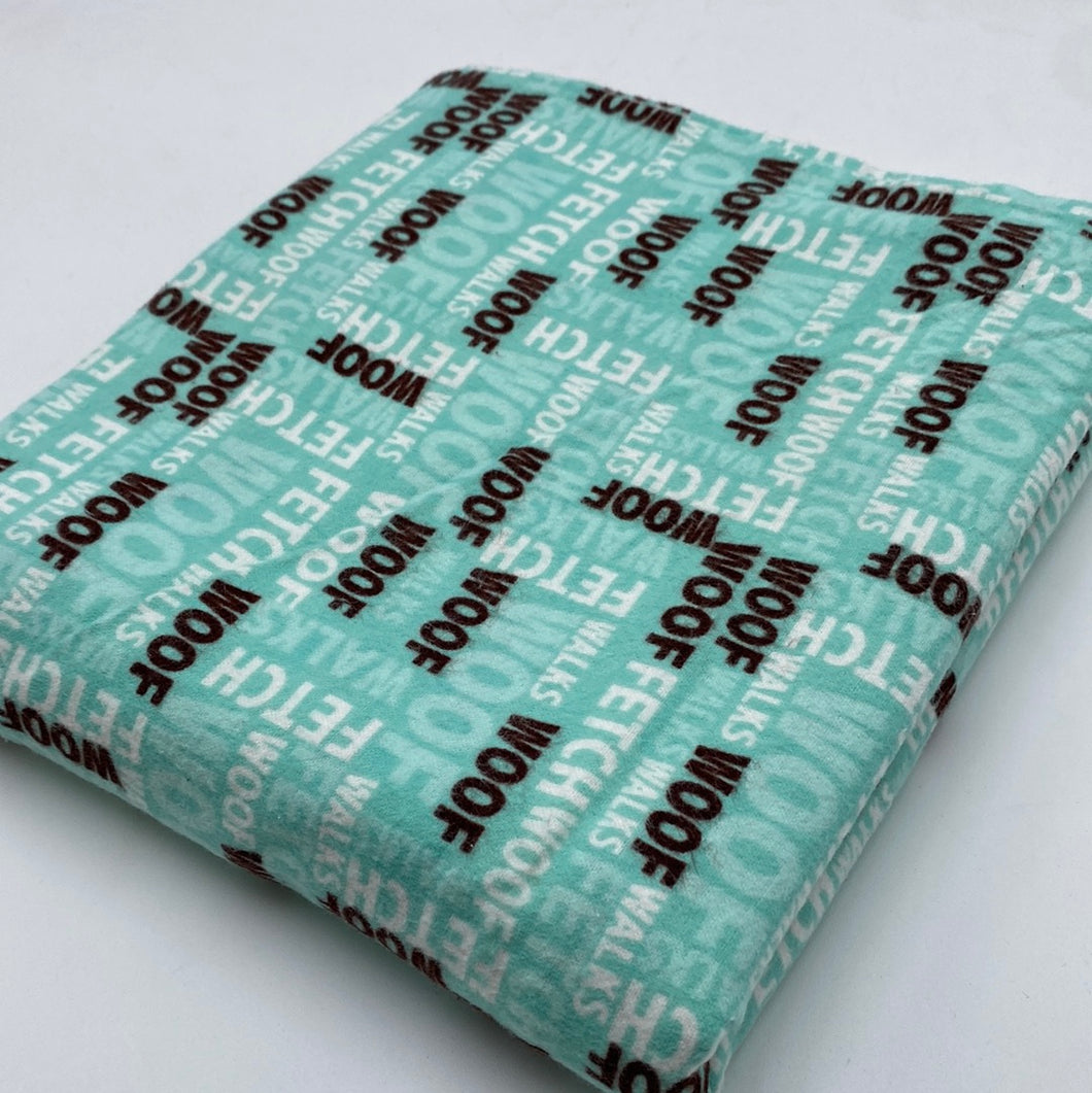 Cotton Flannelette, Turquoise 