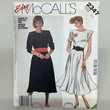 Load image into Gallery viewer, Vintage MCCALL&#39;S Pattern, Misses&#39; Dress (PMC2347)
