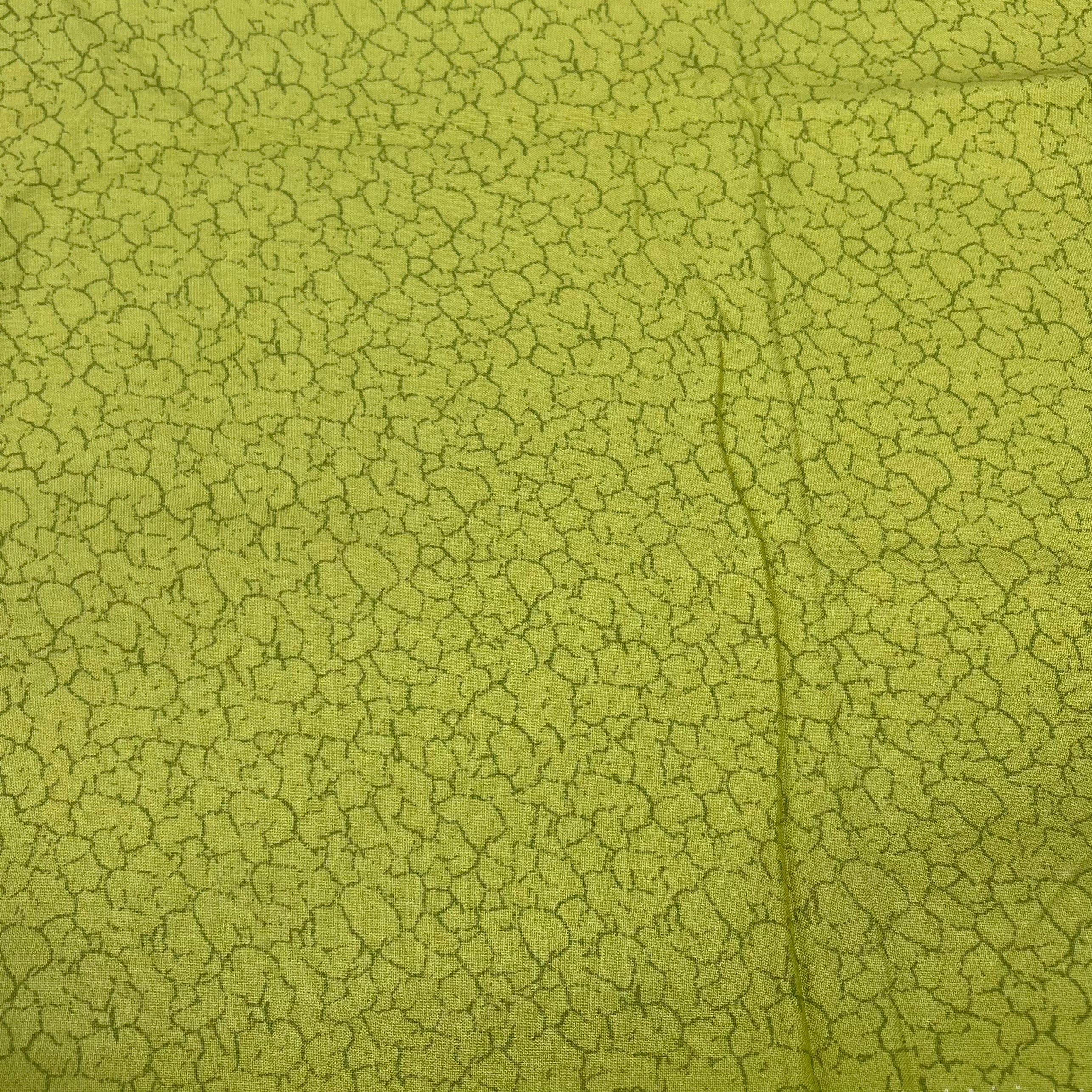 Quilting Cotton - Green Crackle (WQC2976)