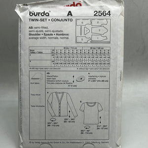 BURDA Pattern, Twin Set (PBR2564)