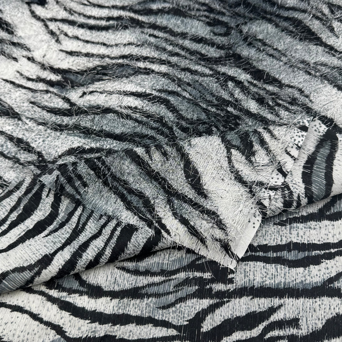 Faux Fur - Silver Tiger (SFF0082)