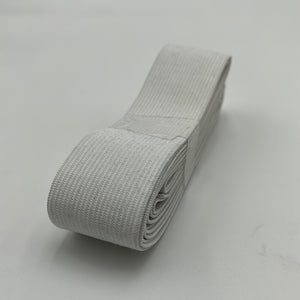 40mm Knit Elastic, White (NEL0124)