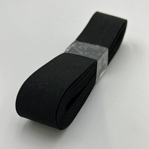 32mm Knit Elastic, Black (NEL0138)