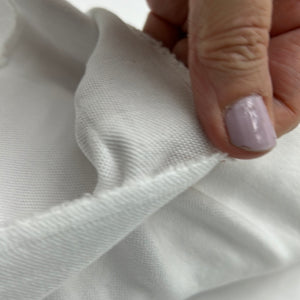 Cotton Pique, White (KPW0027:28)