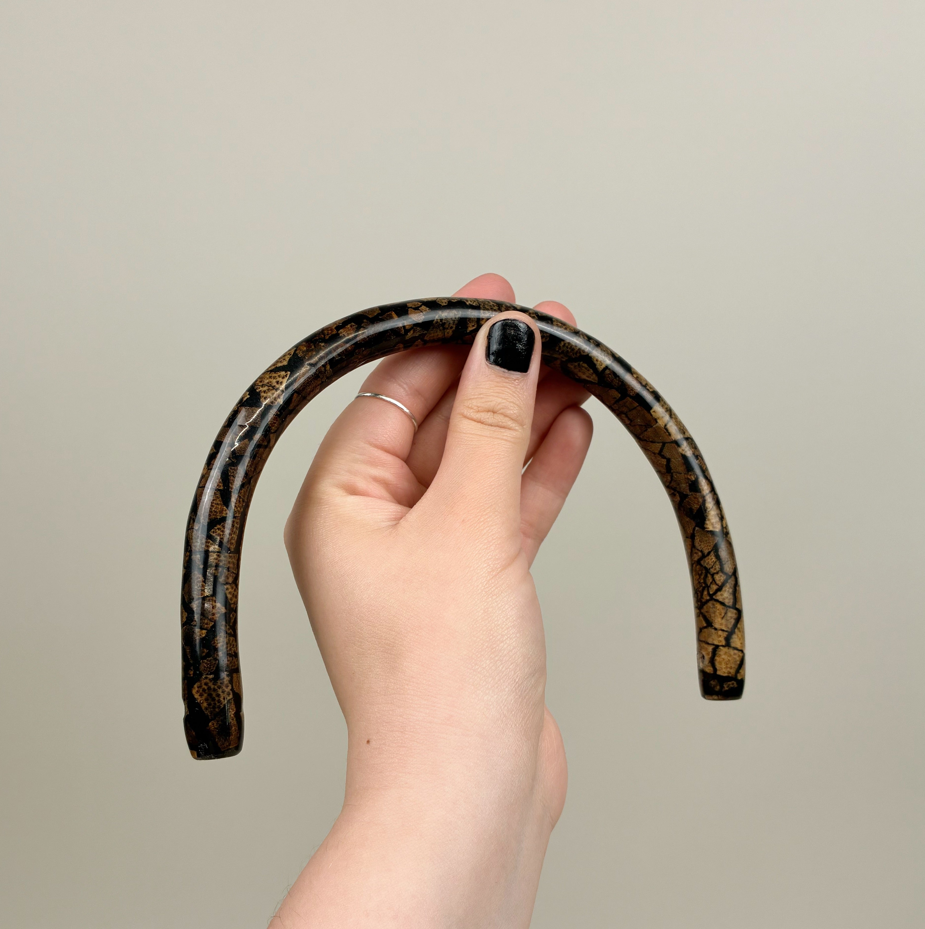 Acrylic Purse Handles - Tortoise Shell (NXX1854)