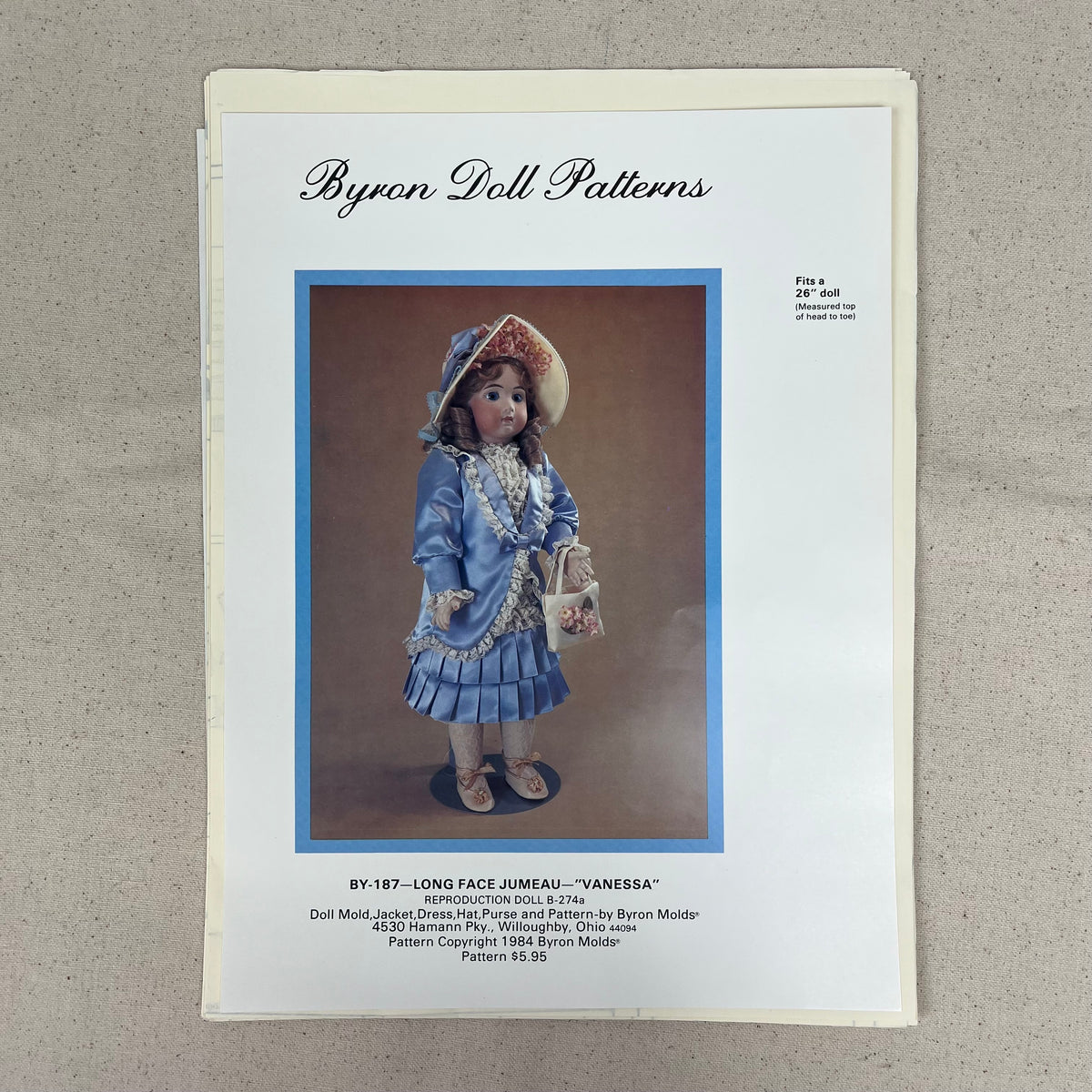Byron Doll Patterns - BY-187 Vintage (NPA0647)