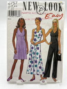NEW LOOK Pattern, Misses' Dress & Jumpsuit (PNL6757)