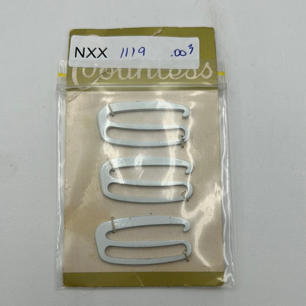 25mm Metal Bikini Hook, White (NXX1119)
