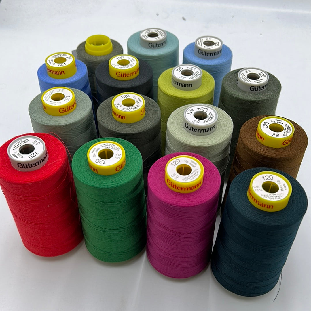 Gutermann Mara 120 Cone Thread, Various Colours (NTH0878:1026)