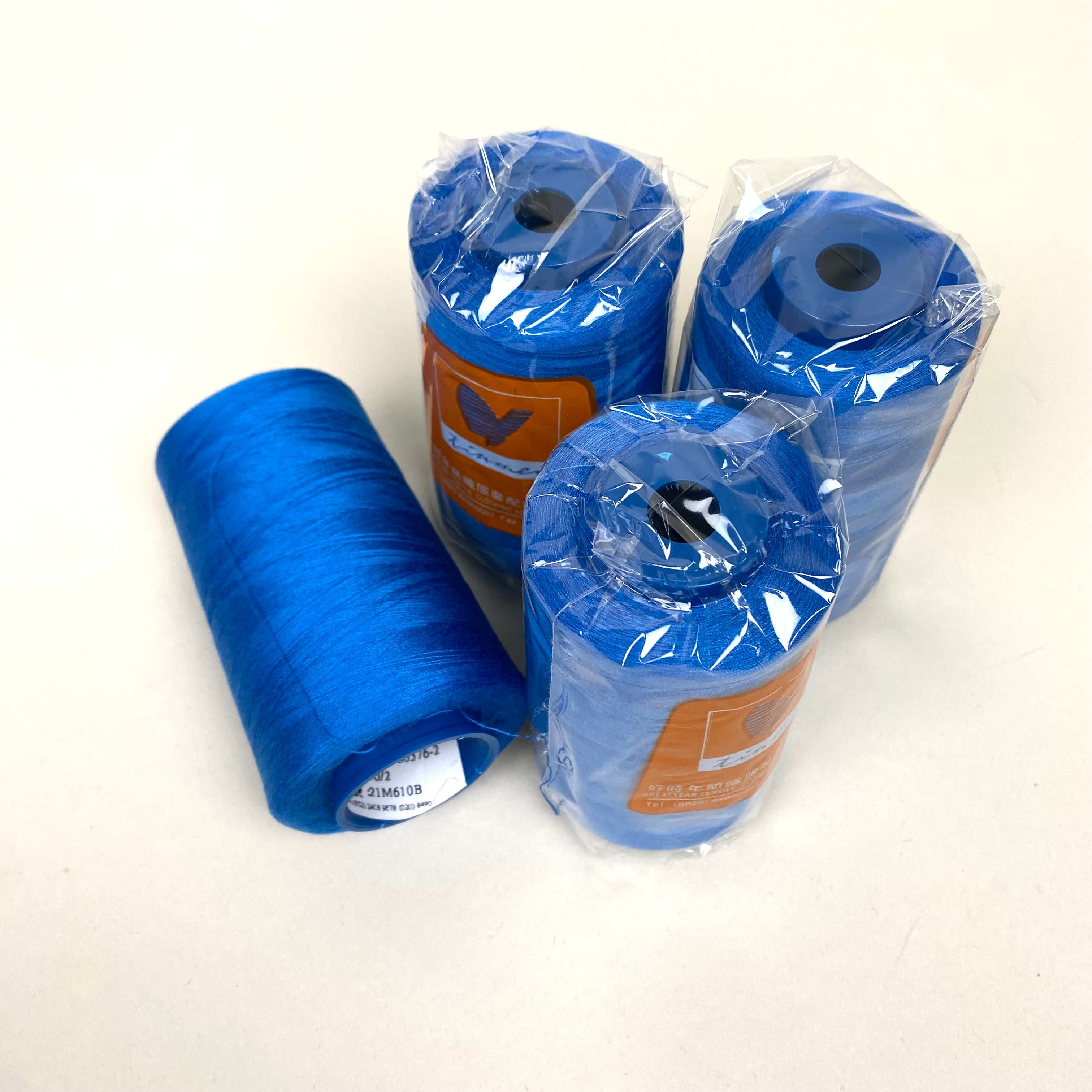 4-Pack Cone Thread - Silver Blue (NTH1206)