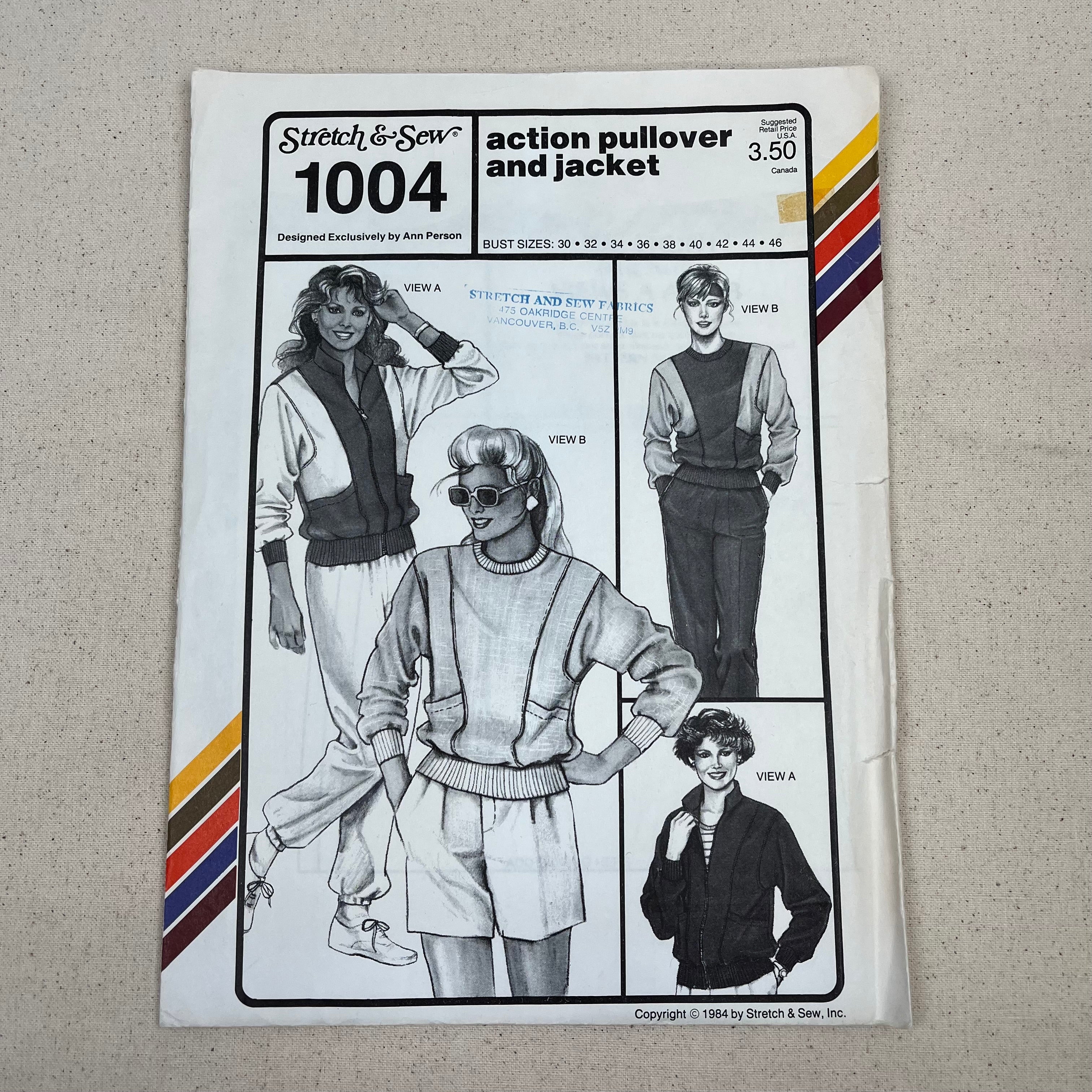 Stretch & Sew Pattern - 1004 Action Pullover & Jacket (NPA0507)