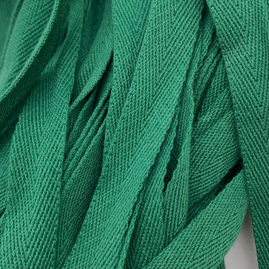 Cotton Twill Tape - Leaf Green - 15m Bundle (NXX1639)