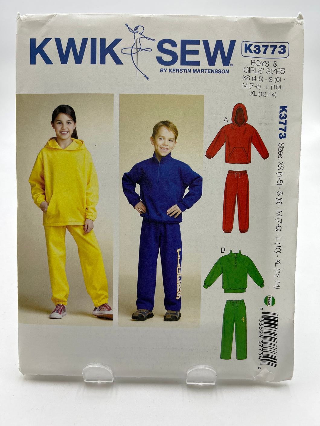 KWIK SEW Pattern, Boys & Girls Shirt & Pants (PKS3773)