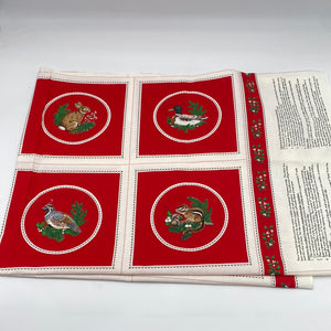 Quilting Cotton Panel, Christmas Animals (WQC1645)
