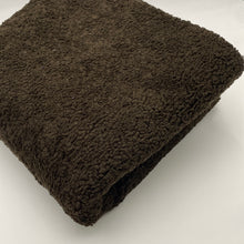 Load image into Gallery viewer, Fuzzy Faux Fur &amp; Faux Suede Backing, Dark Brown (SFF0063:64)
