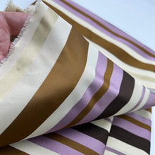Load image into Gallery viewer, Home Decor, Taupe &amp; Mauve Stripe (HDH0441)
