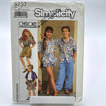 Load image into Gallery viewer, SIMPLICITY Pattern, Boys &amp; Girls Loose Fitting Pants &amp; Shorts (PSI9237)
