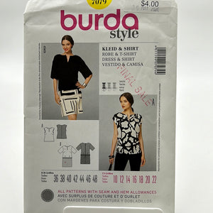 BURDA Pattern, Misses' Dress & Top (PBR7079)