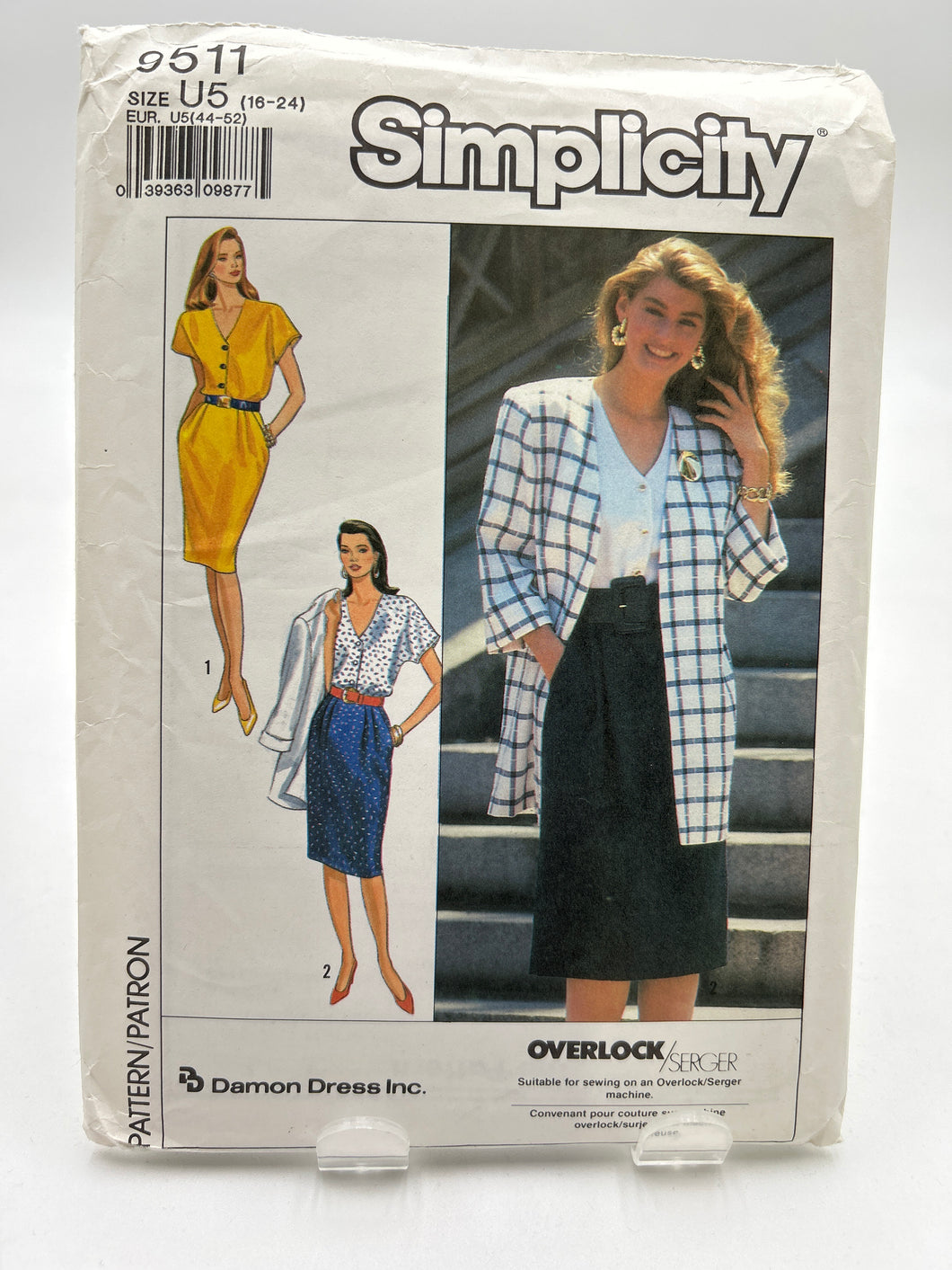 SIMPLICITY 20+ Pattern, Women's Dress & Jacket (PSI9511)