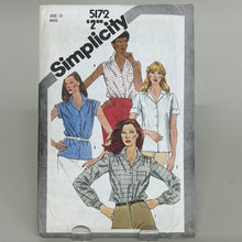 Load image into Gallery viewer, Vintage SIMPLICITY Pattern, Misses&#39; Shirts (PSI5172)
