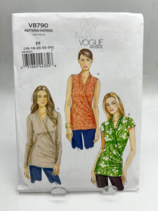 VOGUE Pattern, Misses' Top (PVO8790)