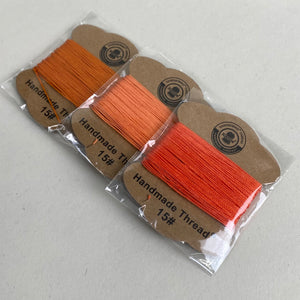 Handmade Hand Sewing Thread 15# - Orange Variety Pack (NXX1597)