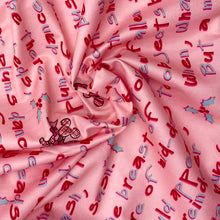 Load image into Gallery viewer, Printed Tricot Knit - Pink/Visions of Sugar Plums (KXX0220:21)
