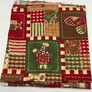 Quilting Cotton, Green & Red by Northcott (WQC1431)