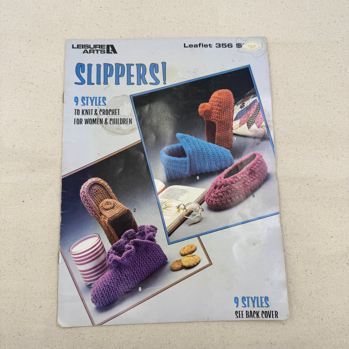 Leisure Arts Knitting Book - Slippers (NBK0400)