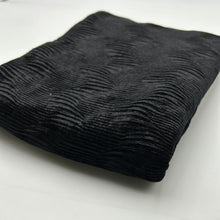 Load image into Gallery viewer, Knit Velour, Black Wave (KVL0232)
