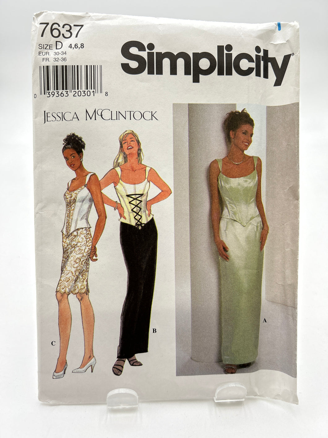 SIMPLICITY Pattern, Misses' Top & Skirt (PSI7637)