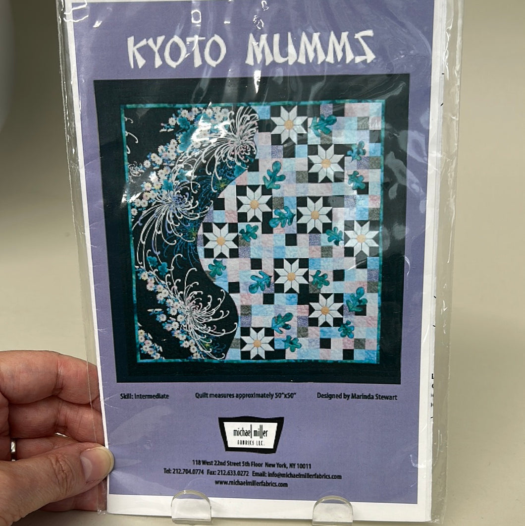 Kyoto Mumms Quilt Pattern (PXX0639)