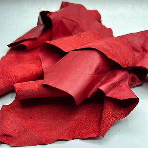 Leather Pieces (soft), Red (SLS0308:323)